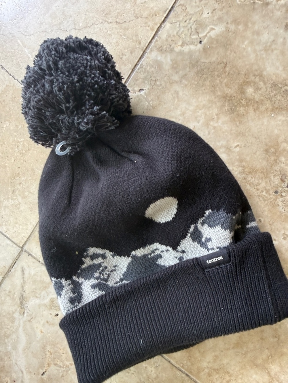 TENTREE winter cap black NWT 100% organic cotton